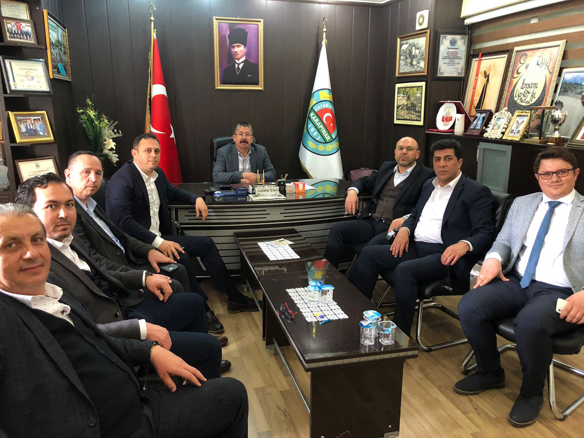 Karapınar Ziraat Odası Başkanı Durmuş Üner Ziyareti