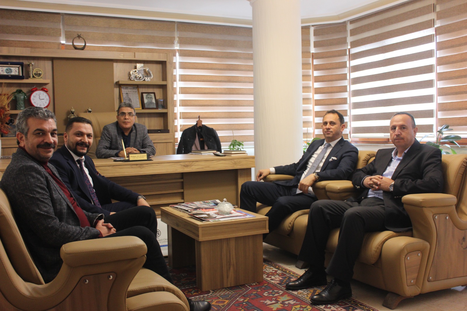 Konya Bakış Gazetesi imtiyaz sahibi Mehmet Ali Elmacı bey ziyareti