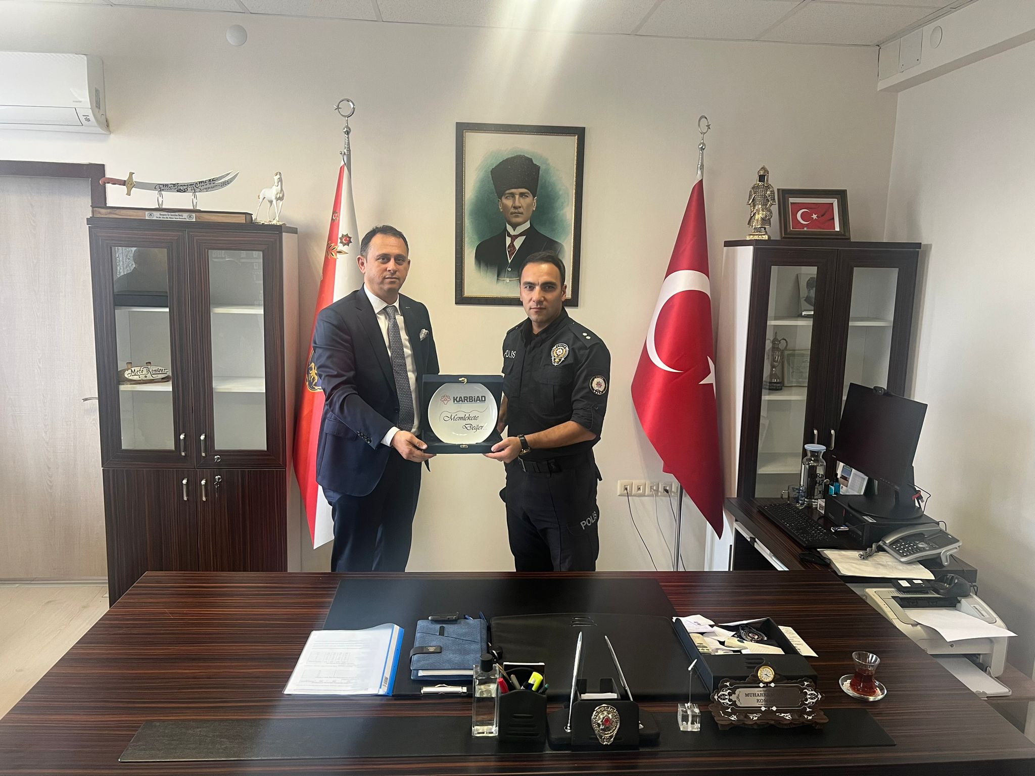 Karapınar İlçe Emniyet Müdürü Muharrrem Mete bey ziyareti